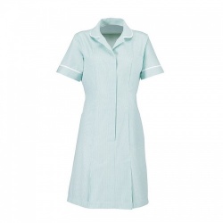 Alexandra Workwear Traditional Women's Classic Collar Stripe Dress